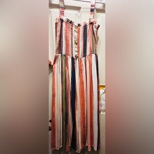 Liberty Love Colorful Striped Maxi Skirt